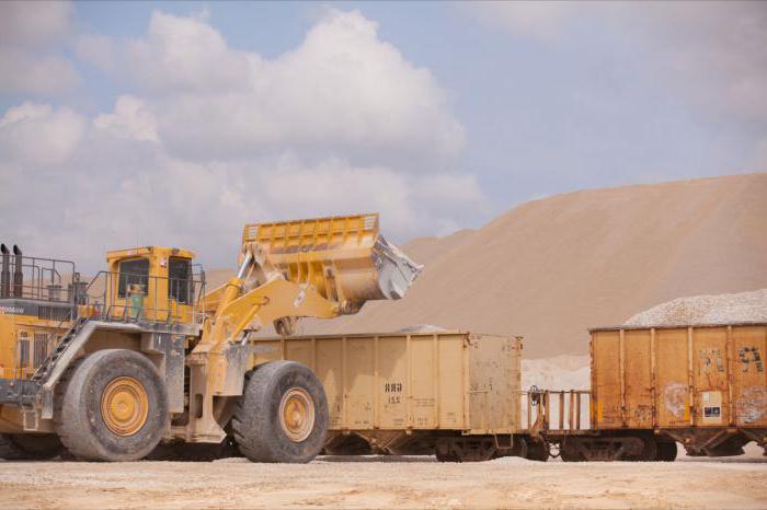 Material solto (areia, cascalho): produção e venda