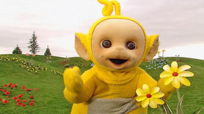 Quais são os nomes dos teletubbies no desenho popular?