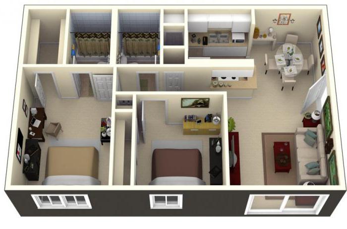 Design e layout da casa 6x9