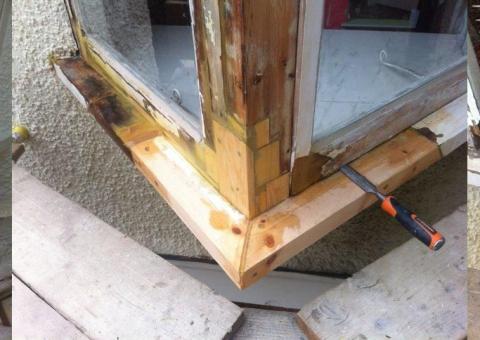 tecnologia de reparação de janelas de madeira