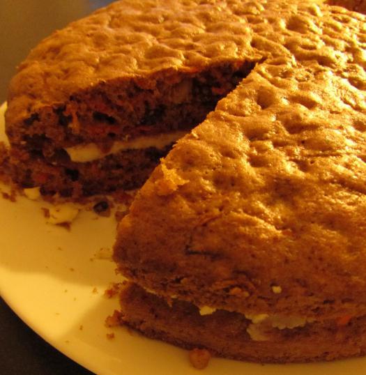 torta de maçã cenoura 