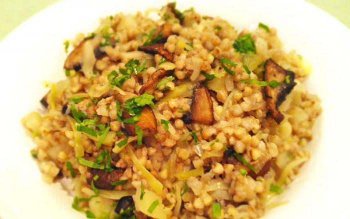 pilaf de trigo sarraceno com carne