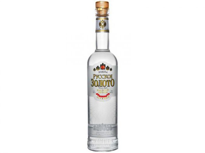 Vodka russa de ouro