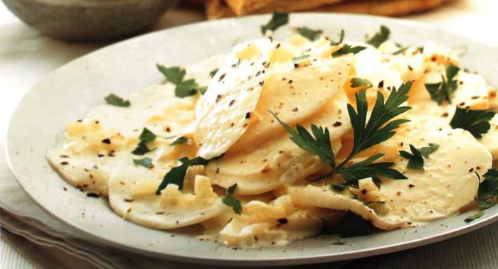 salada de nabo amarelo com maçã