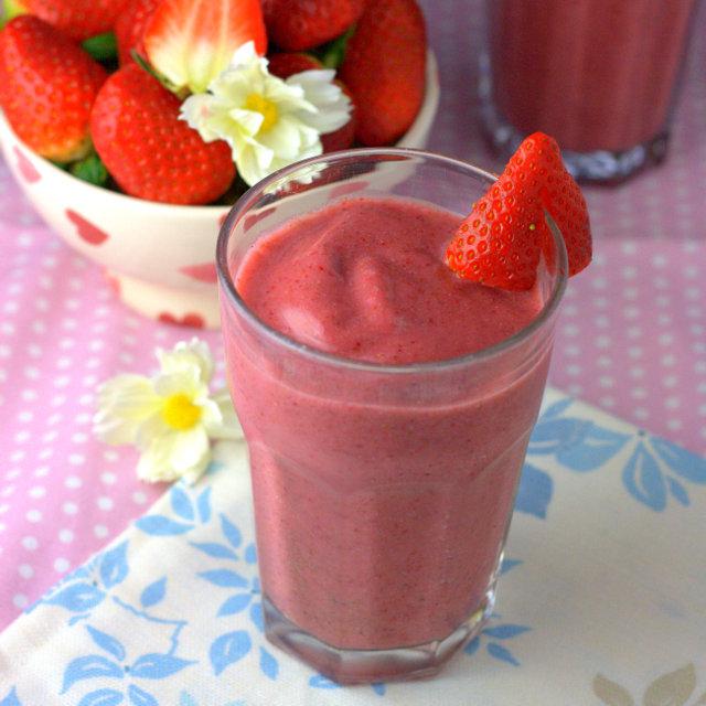 smoothies de morango 