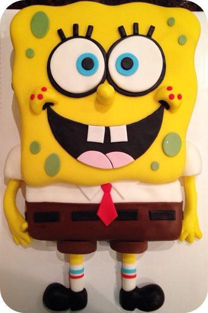 spongebob de bolo de mastique