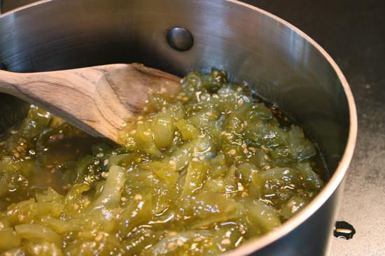 como cozinhar geléia de tomates verdes 