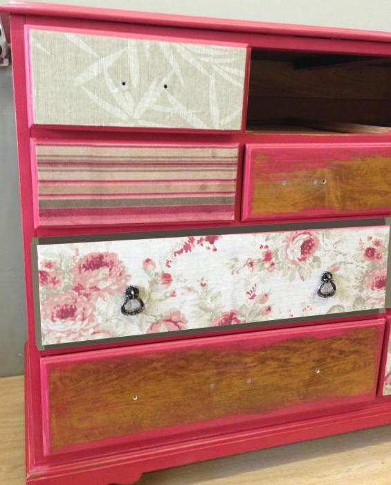 decoupage uma cômoda com suas próprias mãos em casa 