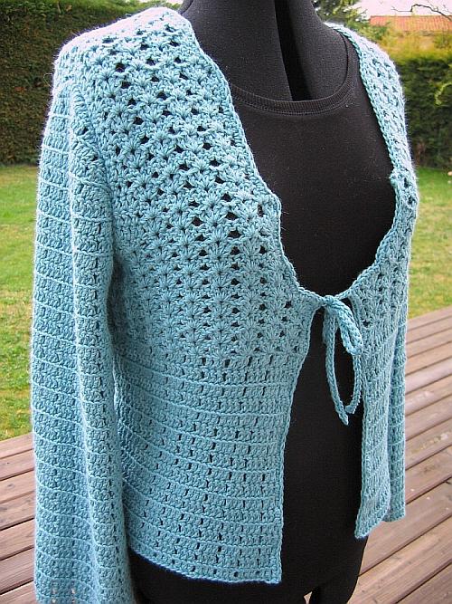 cardigan de crochê para iniciantes