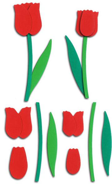 tulipa de papel ondulado faça você mesmo