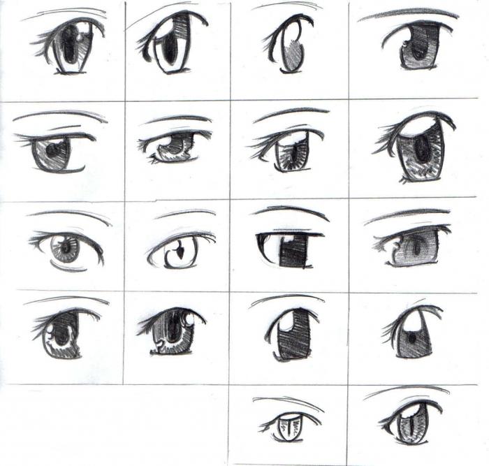 Dicas sobre como desenhar os olhos dos heróis de anime
