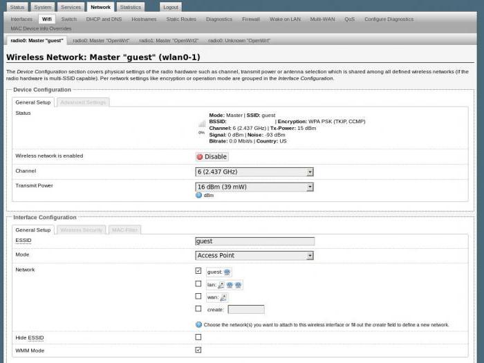 openwrt luci setup