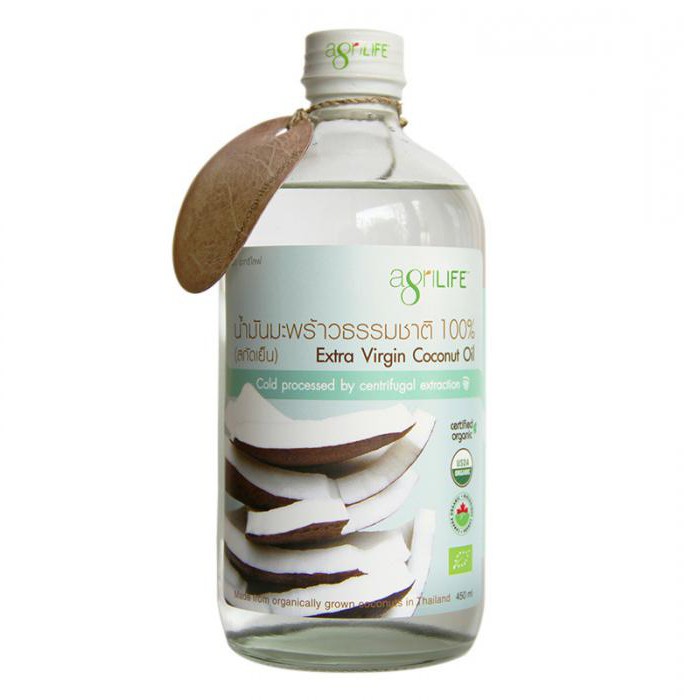 óleo de coco natural para bronzeamento