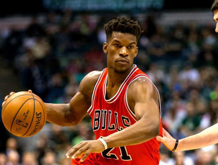 Butler Jimmy: jogador de basquete da equipe da liga da NBA "Chicago Bulls"