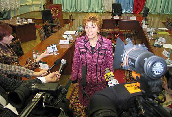 Galina Karelova Vice-Presidente do Conselho da Federação