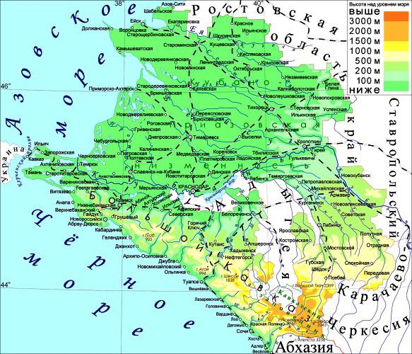 Onde estão Sochi no mapa