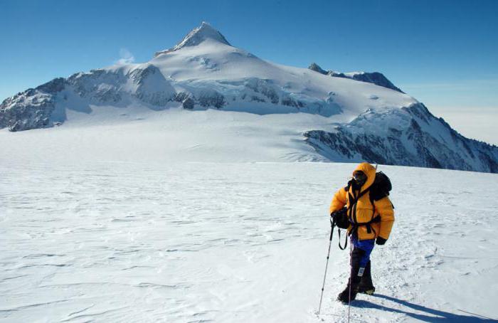 O ponto mais alto da Antártica. Características do relevo do continente mais frio