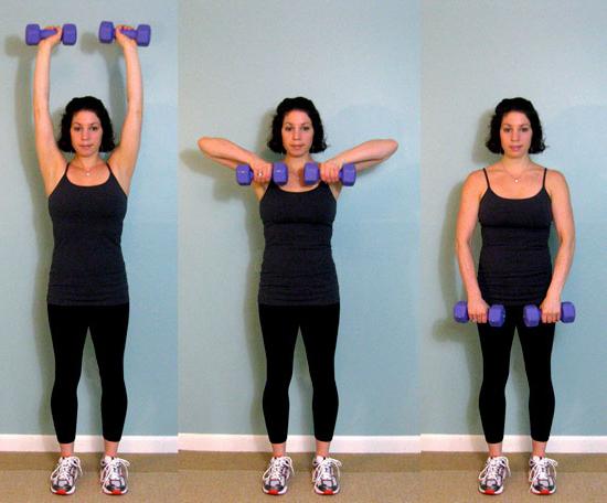  exercícios para emagrecer seus ombros e braços