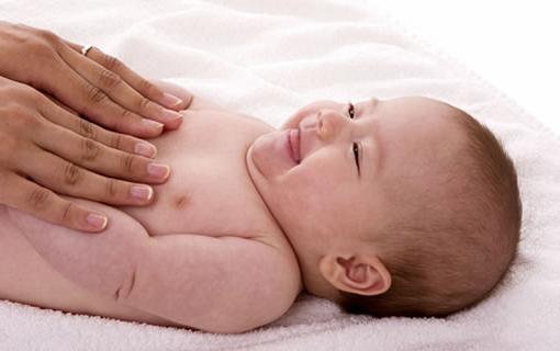 Massagem para bebês